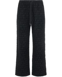 Off-White c/o Virgil Abloh - Off- Bouclé Casual Pants, , 100% Polyester, Size: Medium - Lyst