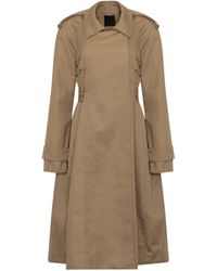 Givenchy - Cut Out Trench Coat, , 100% Cotton - Lyst