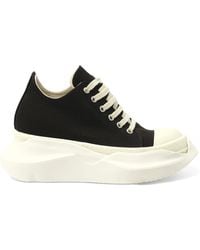 Rick Owens - Abstract Low Sneaks Sneakers, 100% Cotton - Lyst