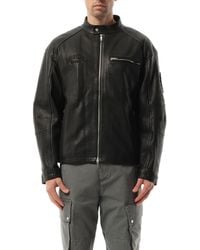 Represent - Belstaff Leather Race Jacket - Lyst