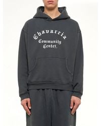Willy Chavarria - Chavarria Community Center Shrunken Hoodie - Lyst
