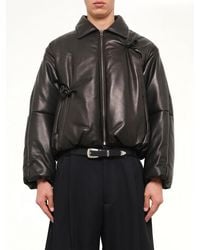 Doublet - Inflated Balloon Leather Jacket - Lyst