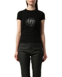 Rick Owens - Cropped Orb Level T-Shirt, Short Sleeves, 100% Cotton - Lyst