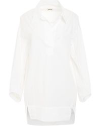Khaite - Kal Dress, Long Sleeves, , 100% Cotton - Lyst