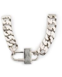 Givenchy - G Chain Lock Small Bracelet, 100% Brass - Lyst