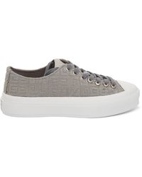 Givenchy - City Low Sneakers, Storm, 100% Cotton - Lyst