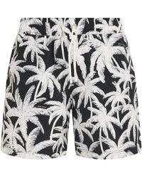 Palm Angels - 'Palms All-Over Swim Shorts, /Off, 100% Polyester, Size: Small - Lyst