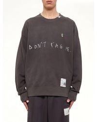 Maison Mihara Yasuhiro - Don'T Tag Me. Printed Sweatshirt - Lyst