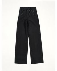 Maison Margiela - Satin Cotton Trouser - Lyst