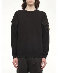 Stone Island - 610000 Cotton Fleece Sweatshirt - Lyst