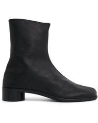 Maison Margiela - Tabi Ankle 3Cm Boots, , 100% Leather - Lyst