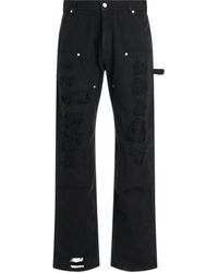 1017 ALYX 9SM - 'Destroyed Carpenter Pants, Washed, 100% Cotton, Size: Small - Lyst