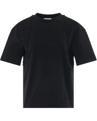 Alexander McQueen - Harness T-Shirt, Round Neck, Short Sleeves, , 100% Cotton - Lyst