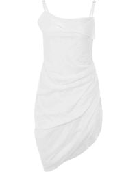 Jacquemus - Saudade Asymmetric Draped Mini Dress - Lyst