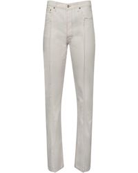 Maison Margiela - Frayed Straight Leg Jeans, , 100% Cotton - Lyst