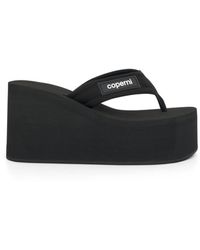 Coperni - Branded Wedge Sandals, , 100% Rubber - Lyst