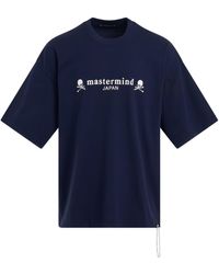 Mastermind Japan - 'Classic Logo And Skull Boxy Fit T-Shirt, Short Sleeves, , 100% Cotton, Size: Small - Lyst