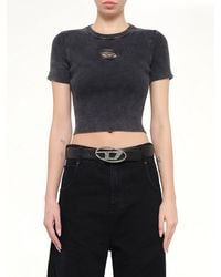 DIESEL - M-Anchor-A-Ss Knitwear Tops - Lyst