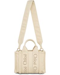 Chloé - Small Woody Tote Bag, , 100% Polyester - Lyst