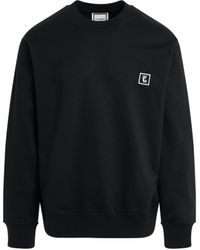 WOOYOUNGMI - Wym Logo Sweatshirt, Round Neck, Long Sleeves, , 100% Cotton - Lyst