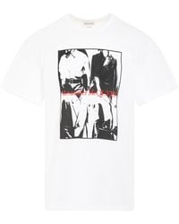 Alexander McQueen - Atelier Print T-Shirt, Short Sleeves, , 100% Cotton, Size: Medium - Lyst