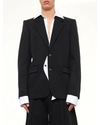 Egonlab - Illusion Tailored Wool Jacket - Lyst