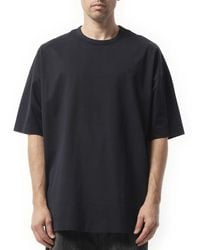 Juun.J - Language Lettering Dyed Over Fit T-Shirts, Short Sleeves, 100% Cotton, Size: Medium - Lyst