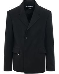 Jacquemus - Melo Suit Jacket, Long Sleeves, , 100% Virgin Wool - Lyst