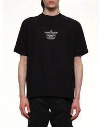 Stone Island - 210003 02 Industrial Logos S/S T-Shirt - Lyst