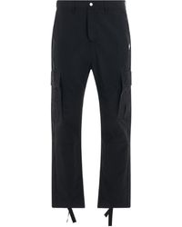 Marcelo Burlon - 'Cross Cargo Pants, /, 100% Polyester, Size: Small - Lyst