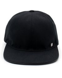 Givenchy - Flat Cap With Lock, , 100% Cotton - Lyst