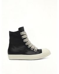 Rick Owens - Jumbolace Sneaks Sneakers, 100% Calf Leather - Lyst