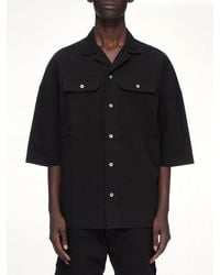 Rick Owens - Cotton Twill Magnum Tommy Shirt - Lyst