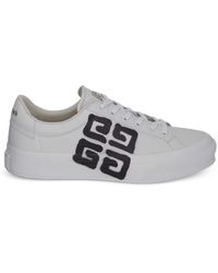 Givenchy - City Sport Sneaker With 4g Spray Print In White/black - Lyst