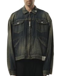 Maison Mihara Yasuhiro - Both Fronts Denim Jacket, 100% Cotton - Lyst