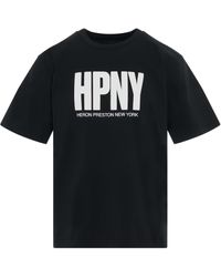 Heron Preston - Hpny Print Regular Fit Short Sleeve T-Shirt, /, 100% Cotton, Size: Medium - Lyst