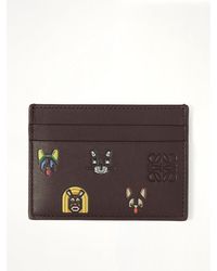 Loewe - Plain Cardholder Allover Cats - Lyst