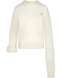 Coperni - Knotted Sleeves Jumper, Round Neck, Long Sleeves - Lyst