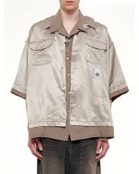 Maison Mihara Yasuhiro - W-Layered H/S Shirts - Lyst