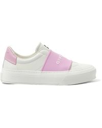 Givenchy - City Sport Elastic Band Sneakers, 100% Leather - Lyst