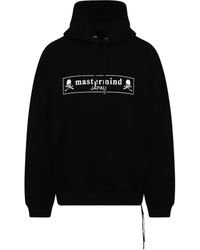 Mastermind Japan - Boxed Logo Glass Beads Boxy Fit Hoodie, , 100% Cotton, Size: Large - Lyst