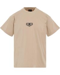 Balenciaga - 'Logo Printed Crewneck T-Shirt, /, 100% Cotton, Size: Small - Lyst