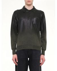 Maison Margiela - Coated Knit Polo - Lyst