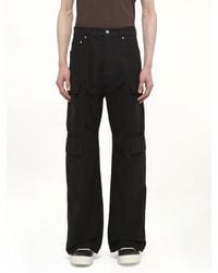 Rick Owens - Double Cargo Jeans, 100% Cotton - Lyst