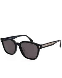 Fendi - Fe40001U Square Sunglasses With Smoke Lens - Lyst