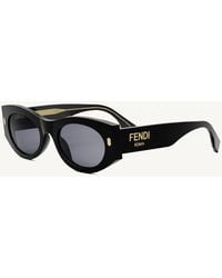 Fendi - Fe40125F 5301V Acetate Sunglasses - Lyst