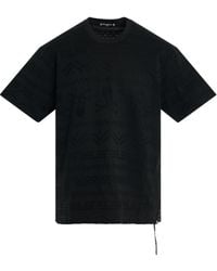 Mastermind Japan - Links Jacquard T-Shirt, Short Sleeves, , 100% Cotton, Size: Medium - Lyst