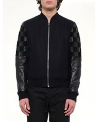 Lanvin - Patchwork Bomber Jacket - Lyst