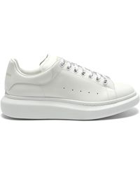 McQueen - Larry Oversized Sneakers, 100% Calfskin Leather - Lyst
