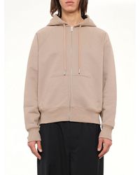 Ami Paris - Embossed Ami De Coeur Zipped Hoodie - Lyst